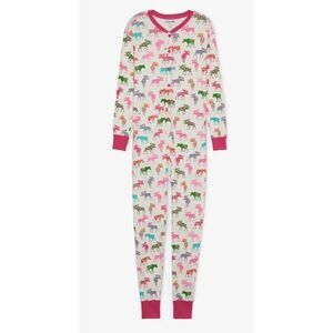Little Blue House Adult One-Piece Pajama Bum Flap Soft Comfortable Loungewear